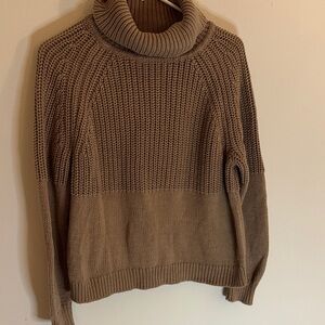 Haven Well Within Elegant Tan Turtleneck Sweater